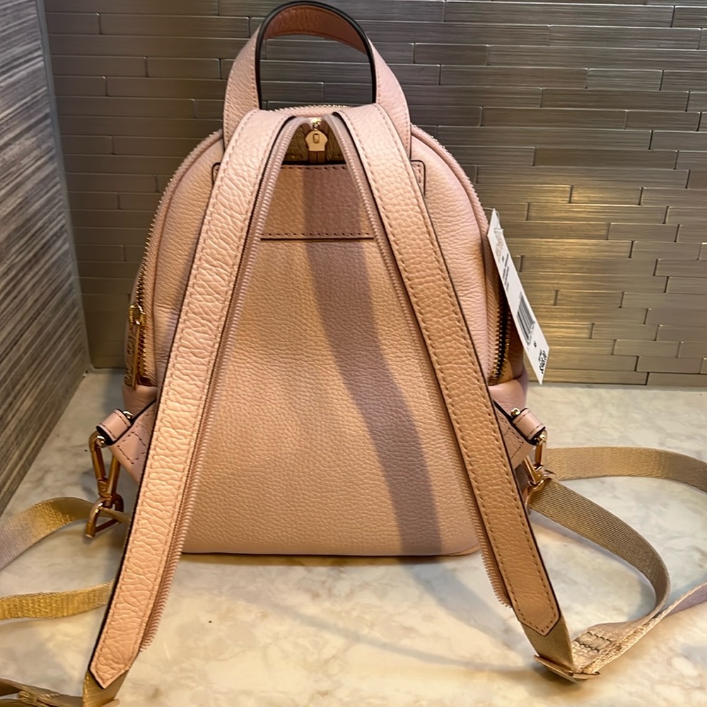 BRAND NEW micheal kors backpack in pink still with tags gold accents** - Picture 5 of 6